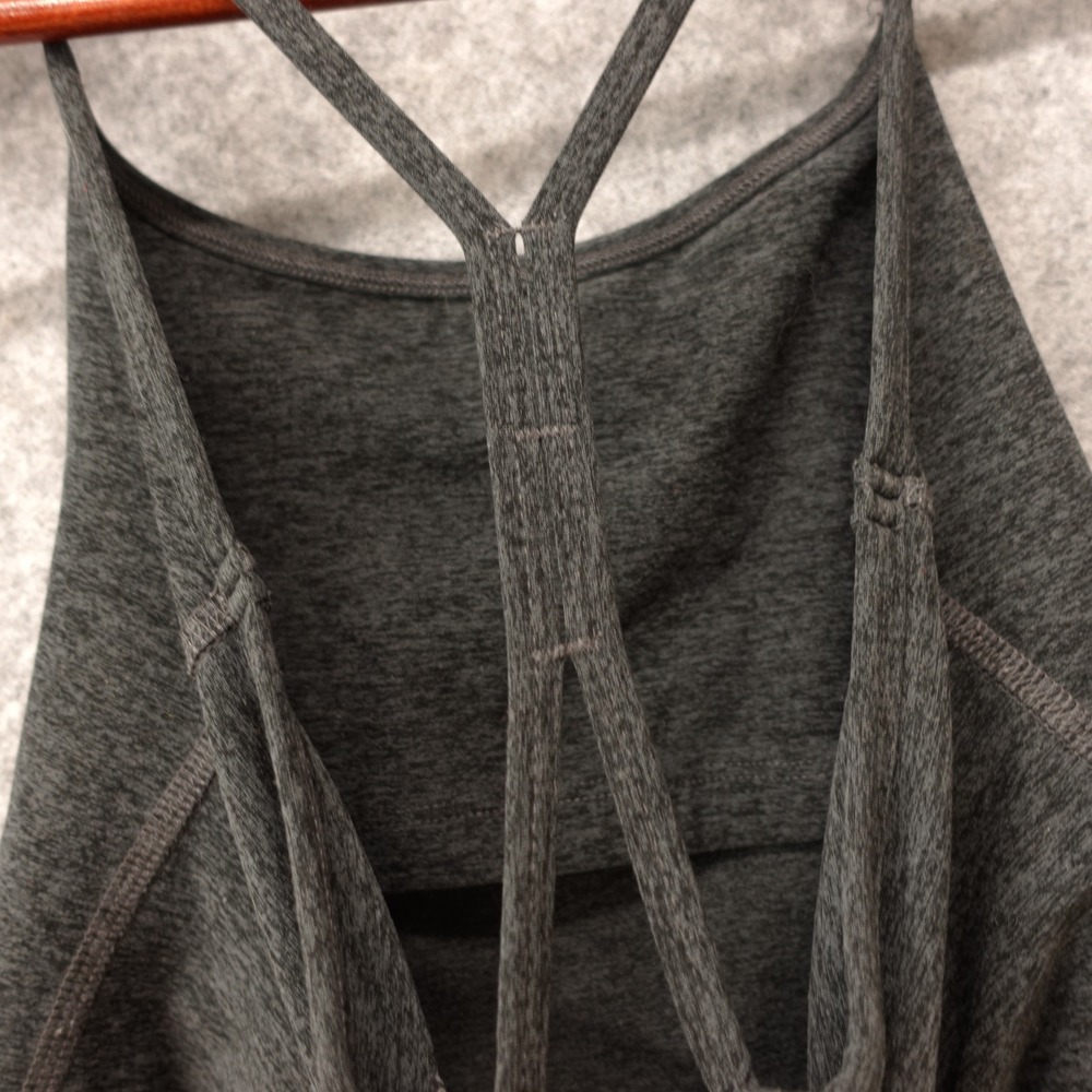 Beyond Yoga Womens Tank Top SMALL Charcoal Y2K Crop Slim Racerback USA - Picture 9 of 10